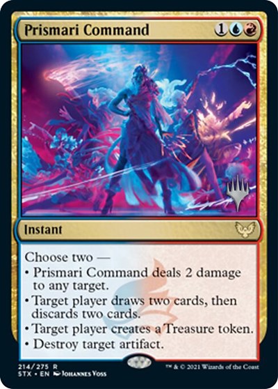 Prismari Command (Promo Pack) [Strixhaven: School of Mages Promos] | Grognard Games