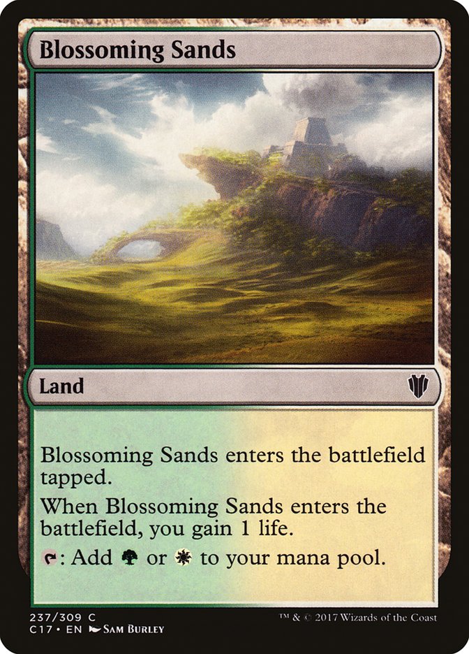 Blossoming Sands [Commander 2017] | Grognard Games