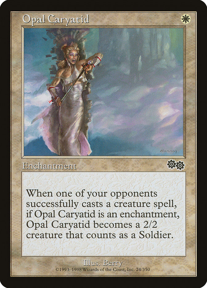 Opal Caryatid [Urza's Saga] | Grognard Games