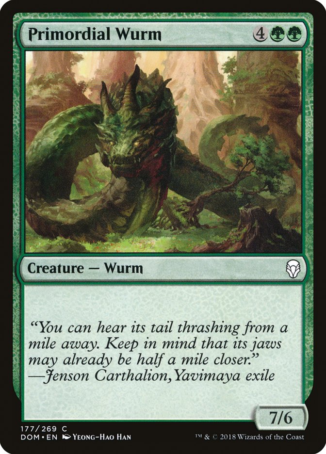 Primordial Wurm [Dominaria] | Grognard Games