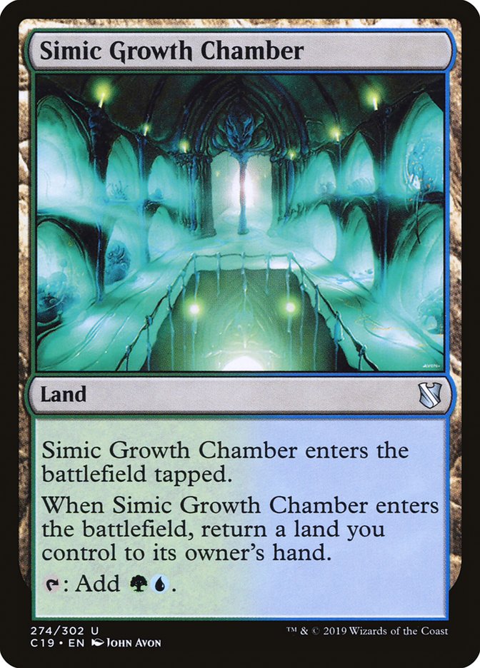 Simic Growth Chamber [Commander 2019] | Grognard Games