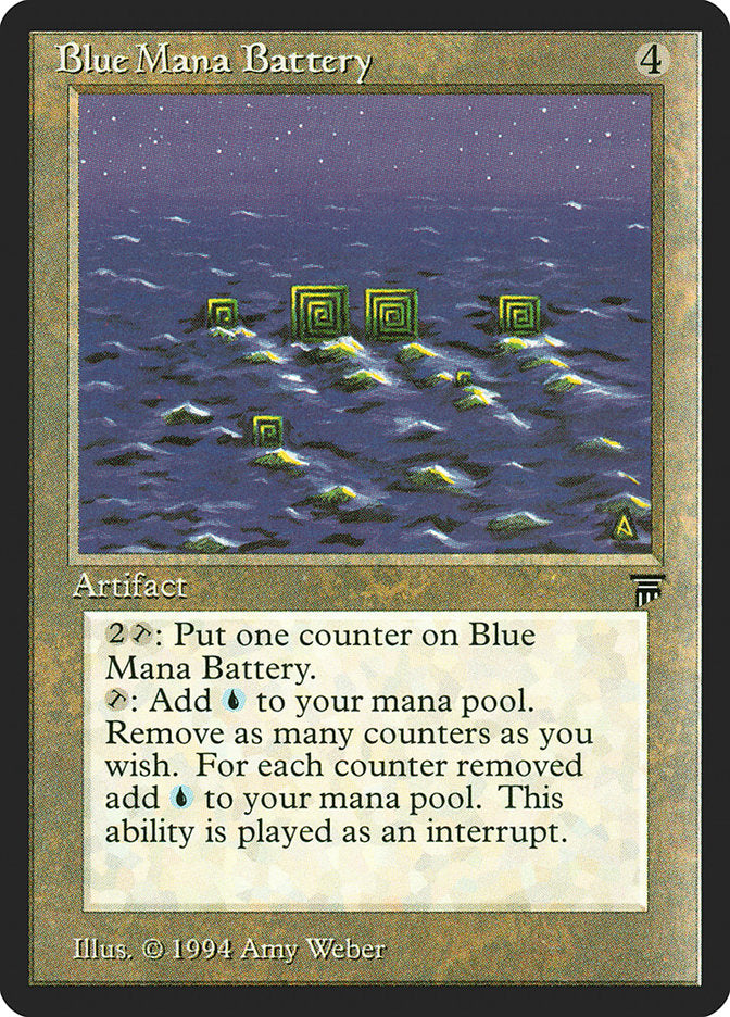 Blue Mana Battery [Legends] | Grognard Games
