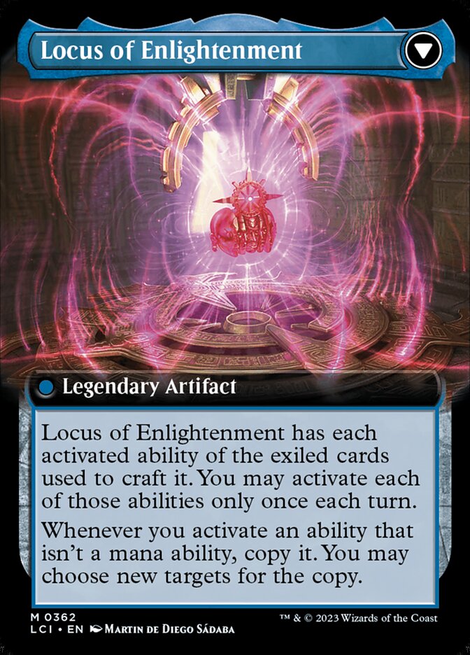 The Enigma Jewel // Locus of Enlightenment (Extended Art) [The Lost Caverns of Ixalan] | Grognard Games