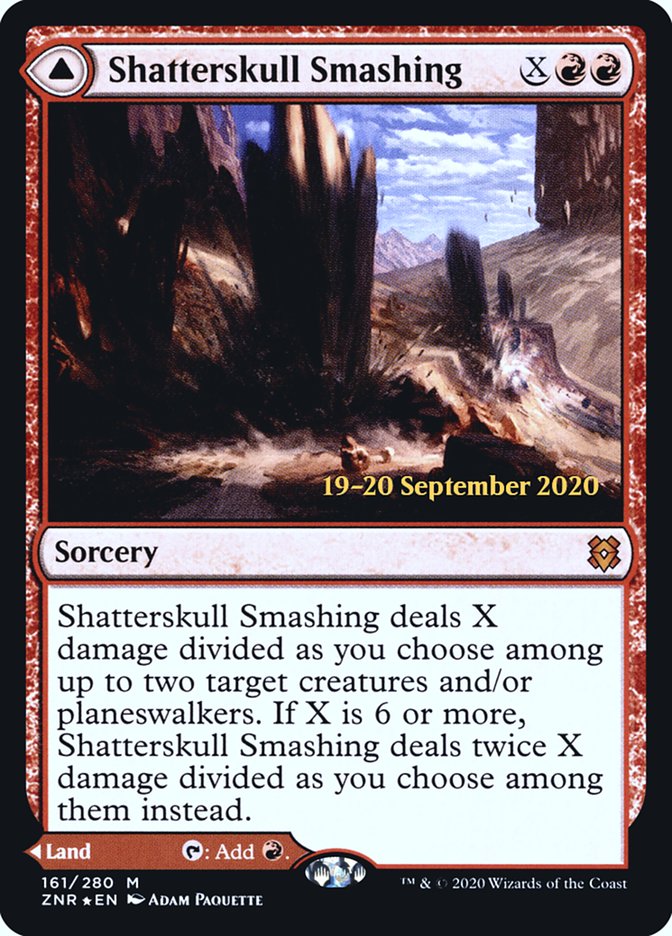 Shatterskull Smashing // Shatterskull, the Hammer Pass [Zendikar Rising Prerelease Promos] | Grognard Games