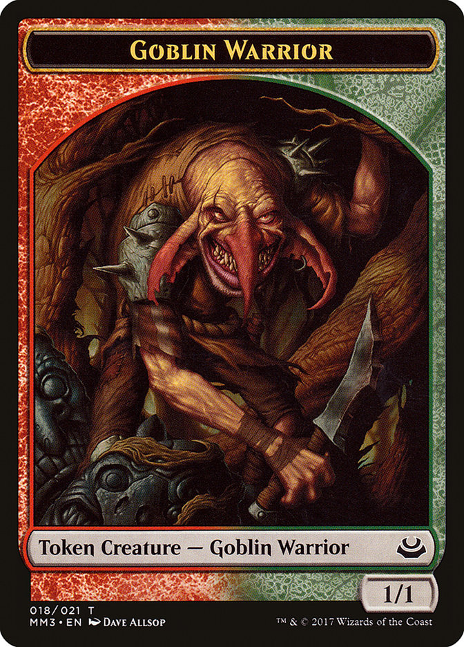 Goblin Warrior [Modern Masters 2017 Tokens] | Grognard Games
