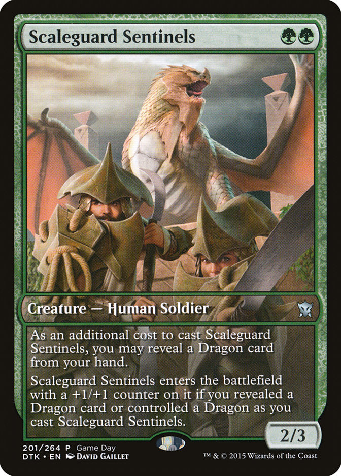 Scaleguard Sentinels (Game Day) [Dragons of Tarkir Promos] | Grognard Games