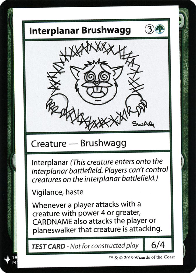 Interplanar Brushwagg [Mystery Booster Playtest Cards] | Grognard Games