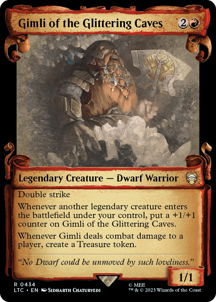Gimli of the Glittering Caves [The Lord of the Rings: Tales of Middle-Earth Commander Showcase Scrolls] | Grognard Games