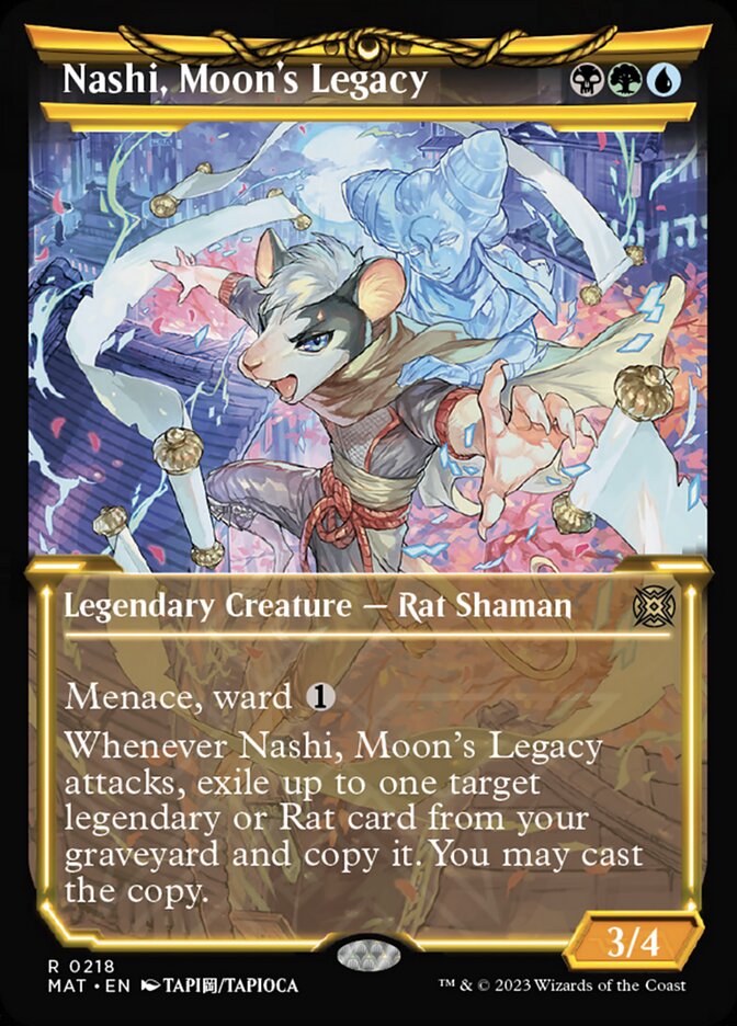 Nashi, Moon's Legacy (Showcase Halo Foil) [March of the Machine: The Aftermath] | Grognard Games