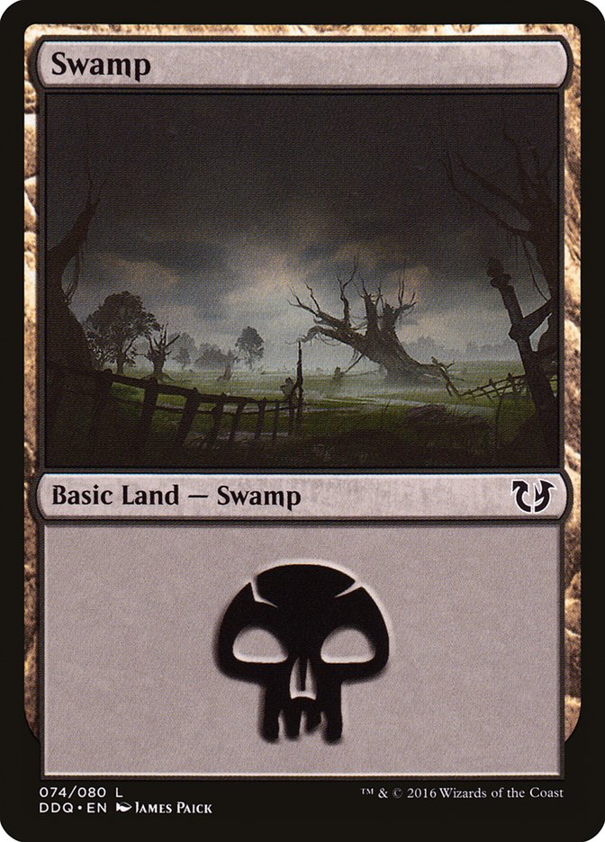 Swamp (74) [Duel Decks: Blessed vs. Cursed] | Grognard Games