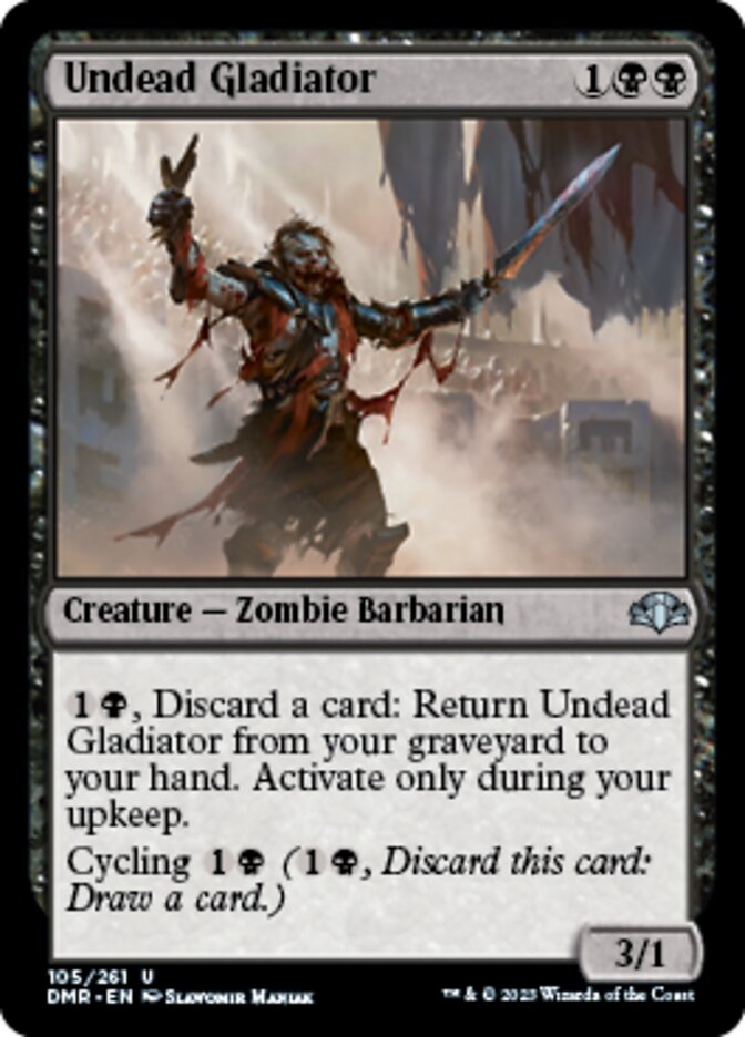 Undead Gladiator [Dominaria Remastered] | Grognard Games