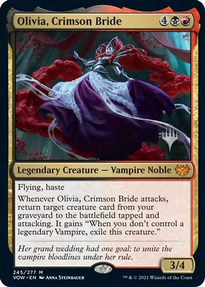 Olivia, Crimson Bride (Promo Pack) [Innistrad: Crimson Vow Promo Pack] | Grognard Games