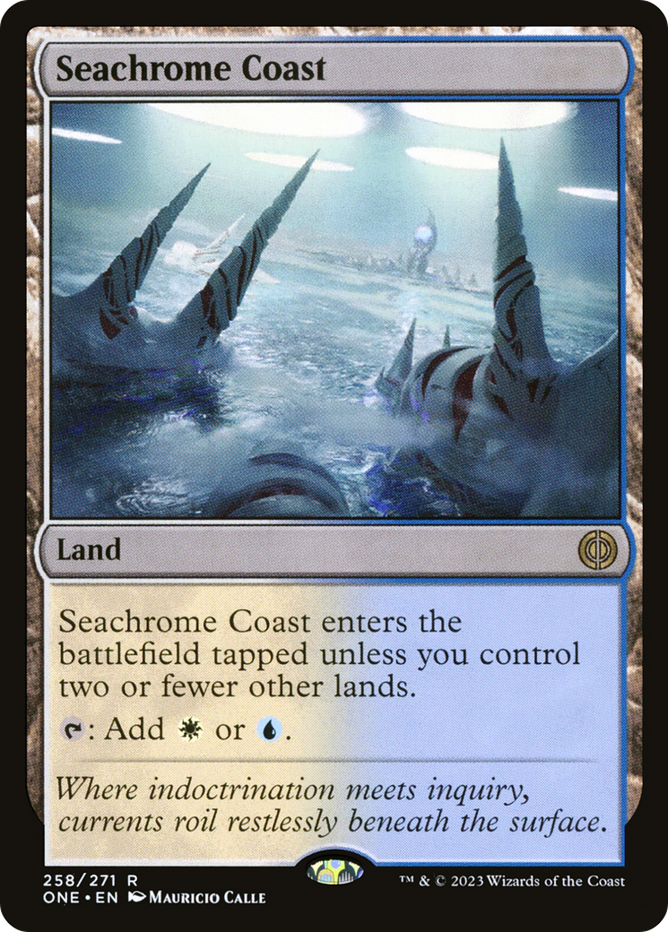 Seachrome Coast [Phyrexia: All Will Be One] | Grognard Games