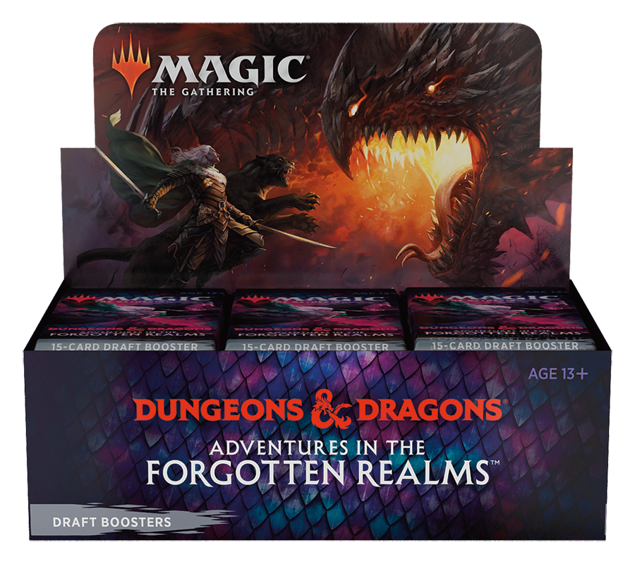 Dungeons & Dragons: Adventures in the Forgotten Realms - Draft Booster Box | Grognard Games