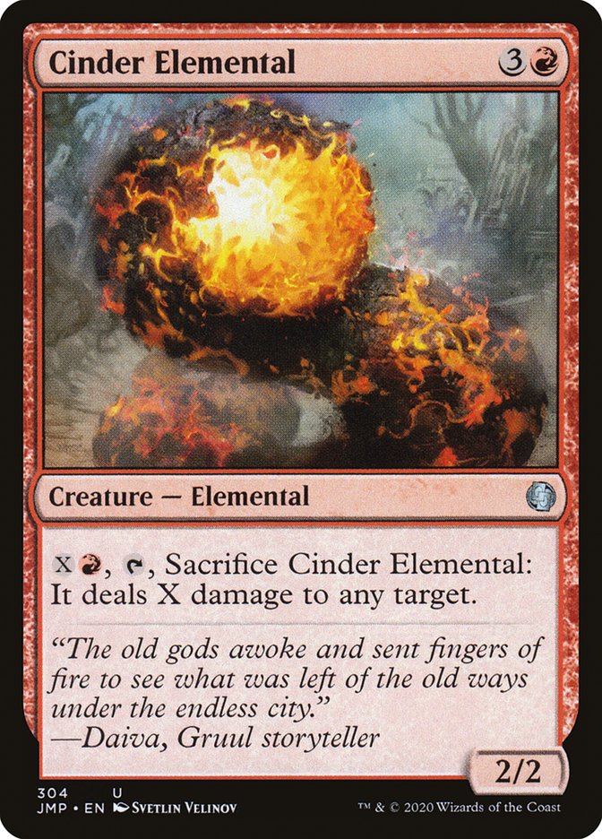 Cinder Elemental [Jumpstart] | Grognard Games