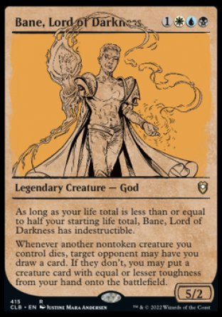 Bane, Lord of Darkness (Showcase) [Commander Legends: Battle for Baldur's Gate] | Grognard Games
