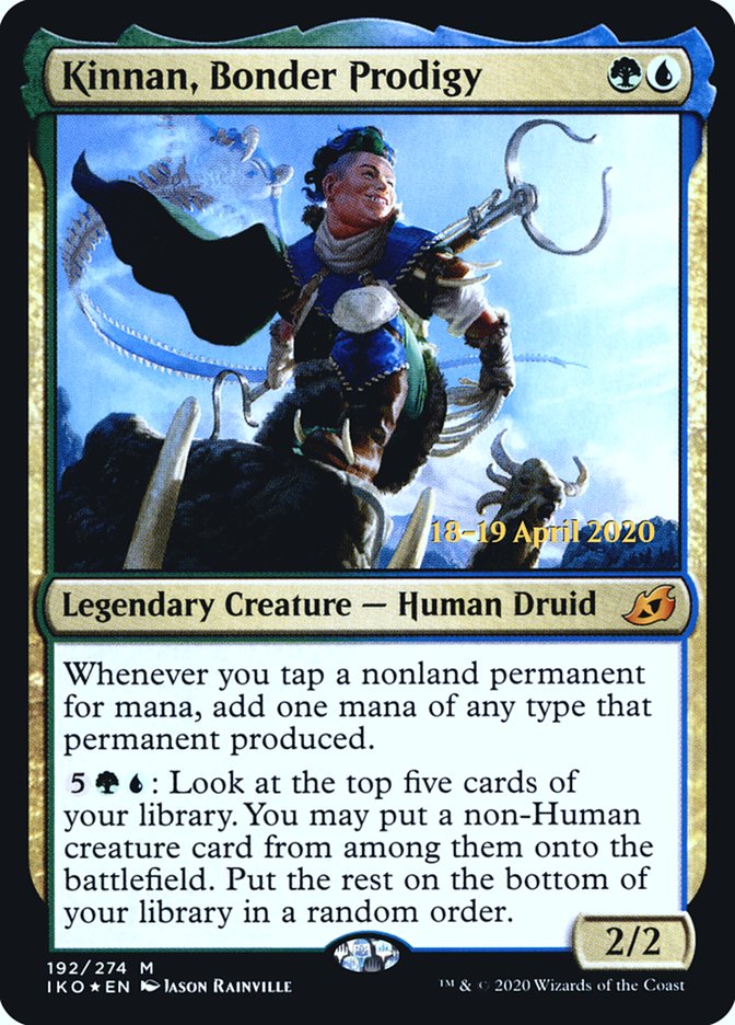 Kinnan, Bonder Prodigy  [Ikoria: Lair of Behemoths Prerelease Promos] | Grognard Games