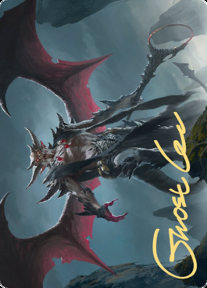 Taborax, Hope's Demise Art Card (Gold-Stamped Signature) [Zendikar Rising Art Series] | Grognard Games