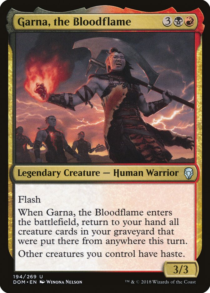 Garna, the Bloodflame [Dominaria] | Grognard Games