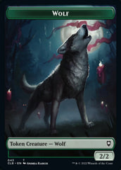 Wolf // Insect Double-sided Token [Commander Legends: Battle for Baldur's Gate Tokens] | Grognard Games