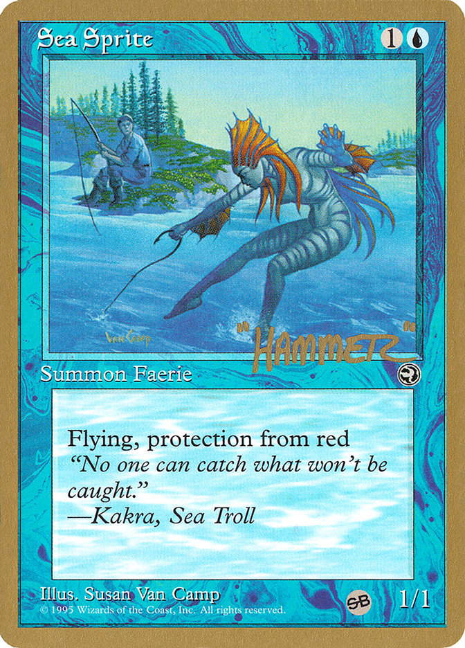 Sea Sprite (Shawn "Hammer" Regnier) (SB) [Pro Tour Collector Set] | Grognard Games