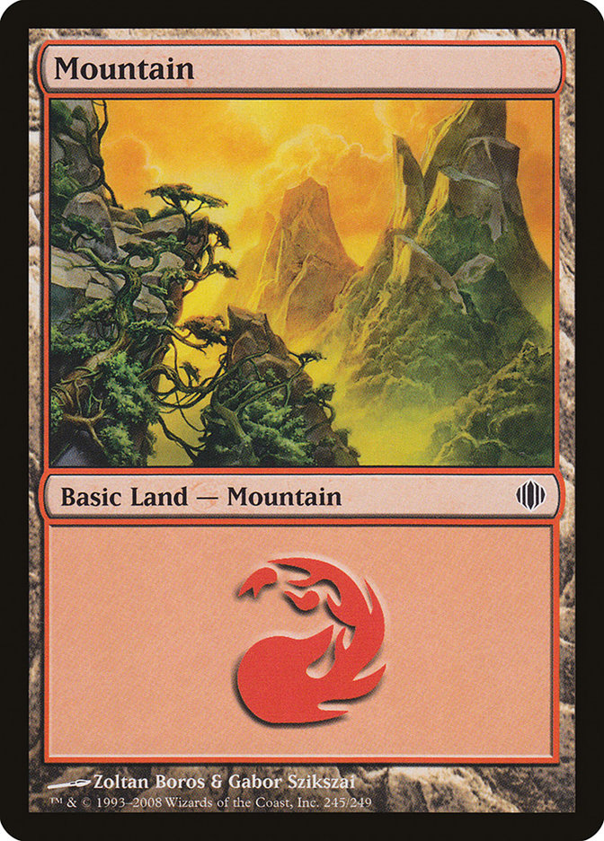 Mountain (245) [Shards of Alara] | Grognard Games