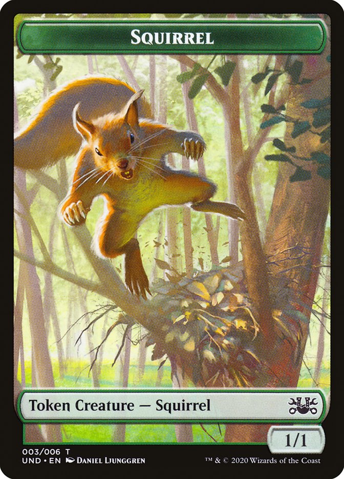 Beeble // Squirrel Double-sided Token [Unsanctioned Tokens] | Grognard Games