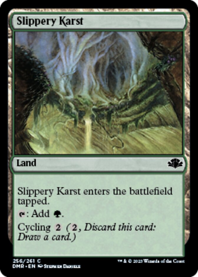 Slippery Karst [Dominaria Remastered] | Grognard Games