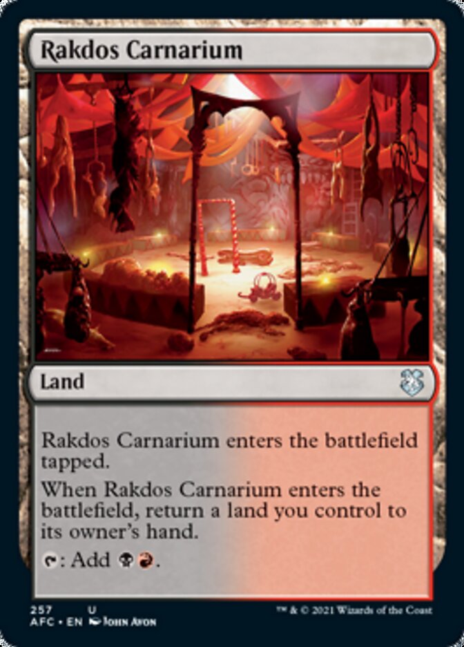 Rakdos Carnarium [Dungeons & Dragons: Adventures in the Forgotten Realms Commander] | Grognard Games