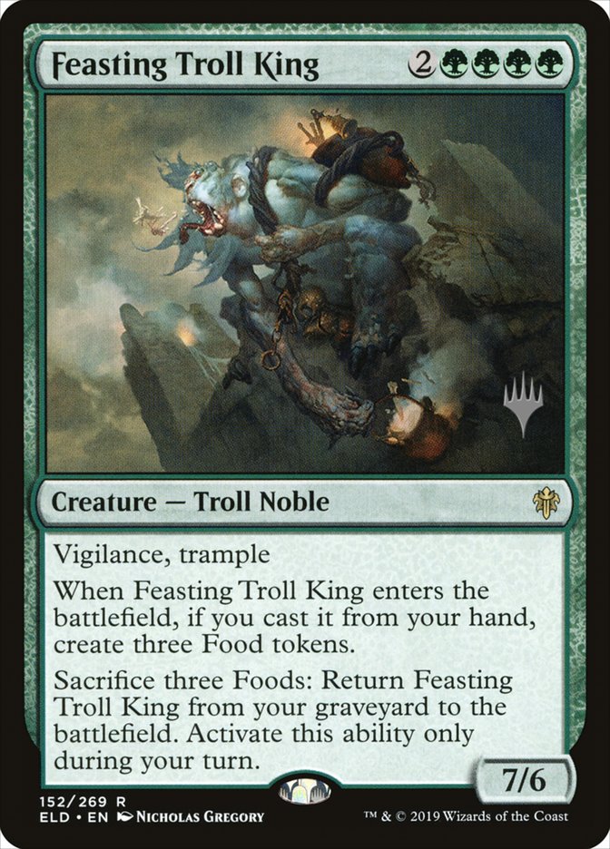 Feasting Troll King (Promo Pack) [Throne of Eldraine Promos] | Grognard Games