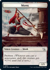 Monk // Phyrexian Hydra (11) Double-Sided Token [March of the Machine Tokens] | Grognard Games