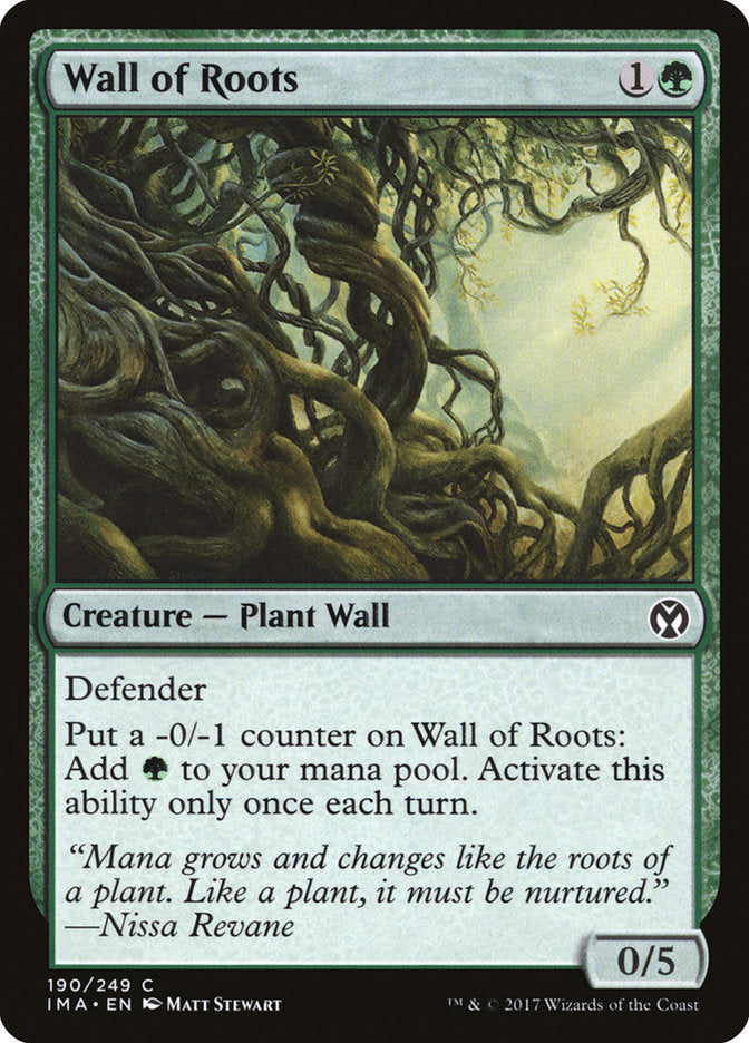 Wall of Roots [Iconic Masters] | Grognard Games