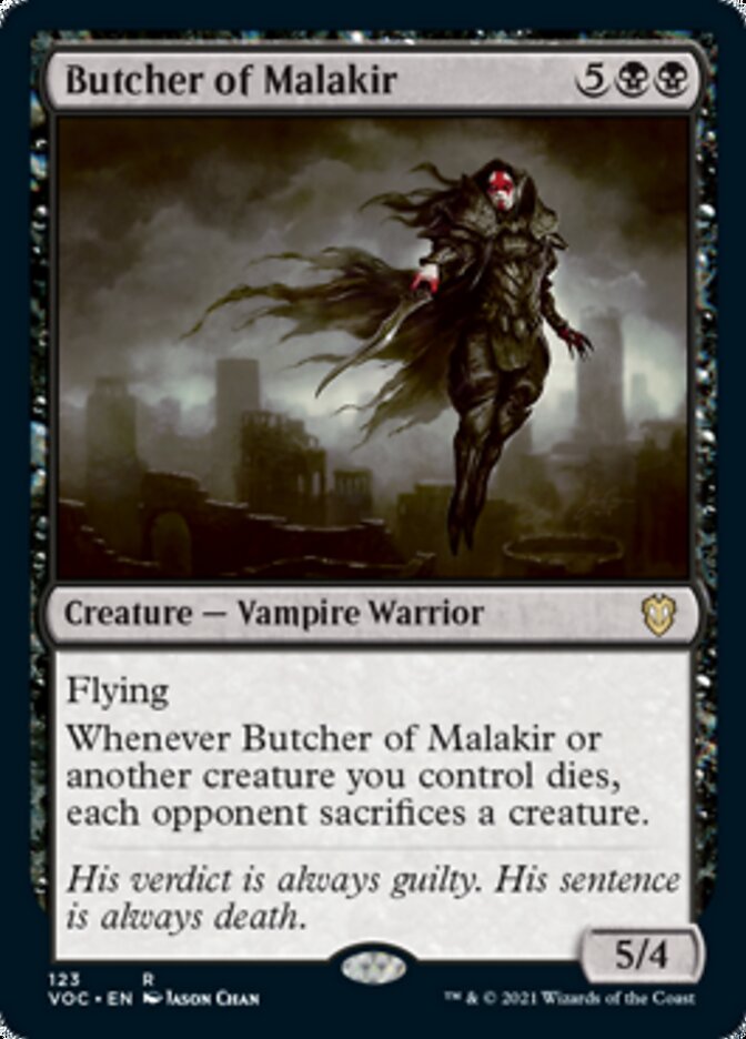 Butcher of Malakir [Innistrad: Crimson Vow Commander] | Grognard Games