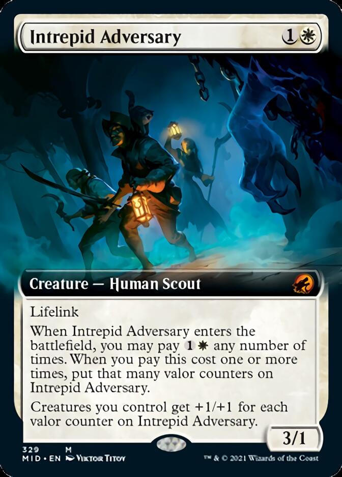 Intrepid Adversary (Extended) [Innistrad: Midnight Hunt] | Grognard Games