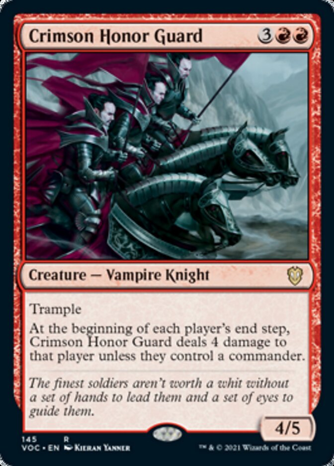 Crimson Honor Guard [Innistrad: Crimson Vow Commander] | Grognard Games