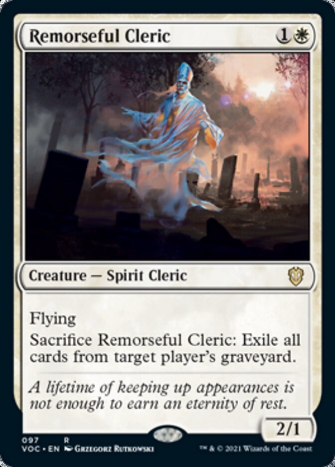 Remorseful Cleric [Innistrad: Crimson Vow Commander] | Grognard Games