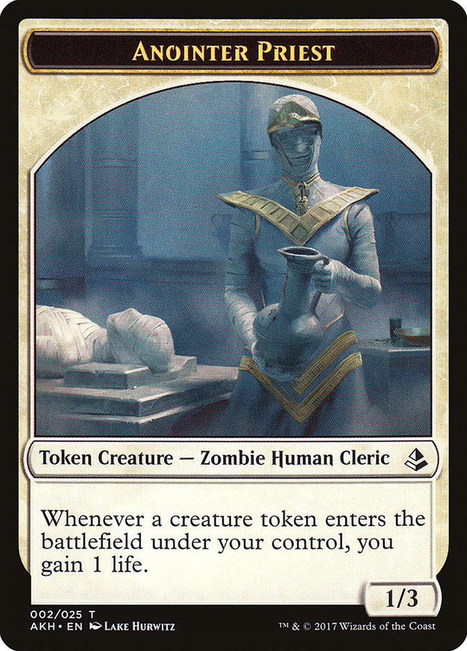 Anointer Priest [Amonkhet Tokens] | Grognard Games