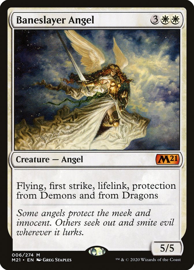 Baneslayer Angel [Core Set 2021] | Grognard Games