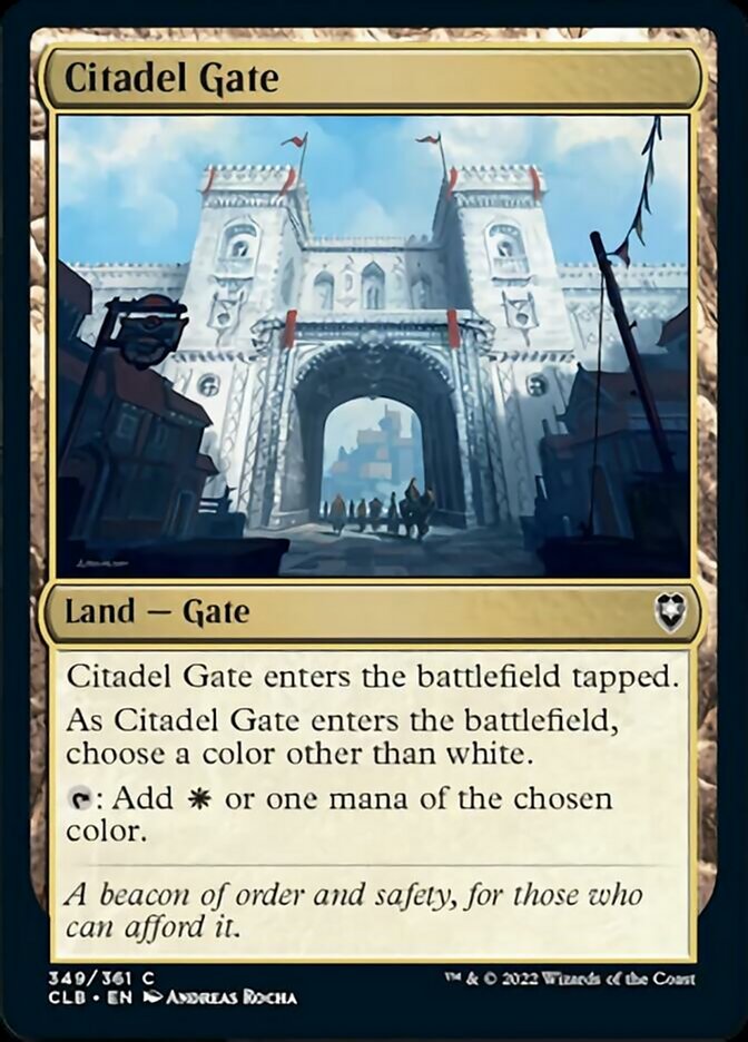 Citadel Gate [Commander Legends: Battle for Baldur's Gate] | Grognard Games