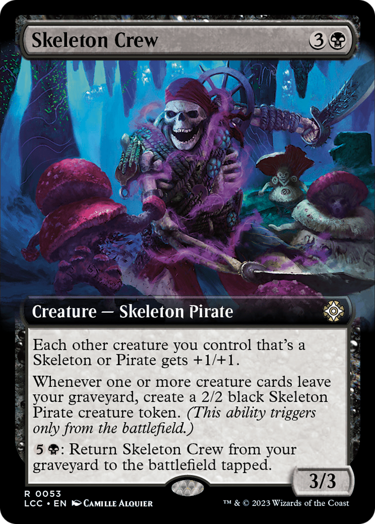 Skeleton Crew (Extended Art) [The Lost Caverns of Ixalan Commander] | Grognard Games