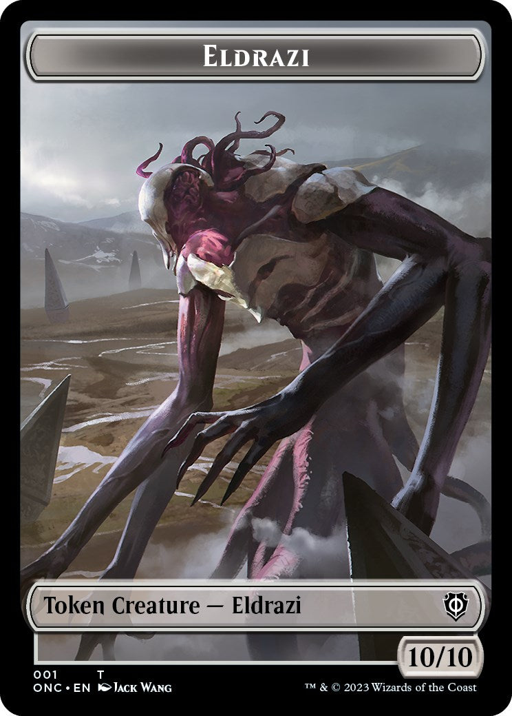 Soldier (017) // Eldrazi Double-Sided Token [Phyrexia: All Will Be One Commander Tokens] | Grognard Games