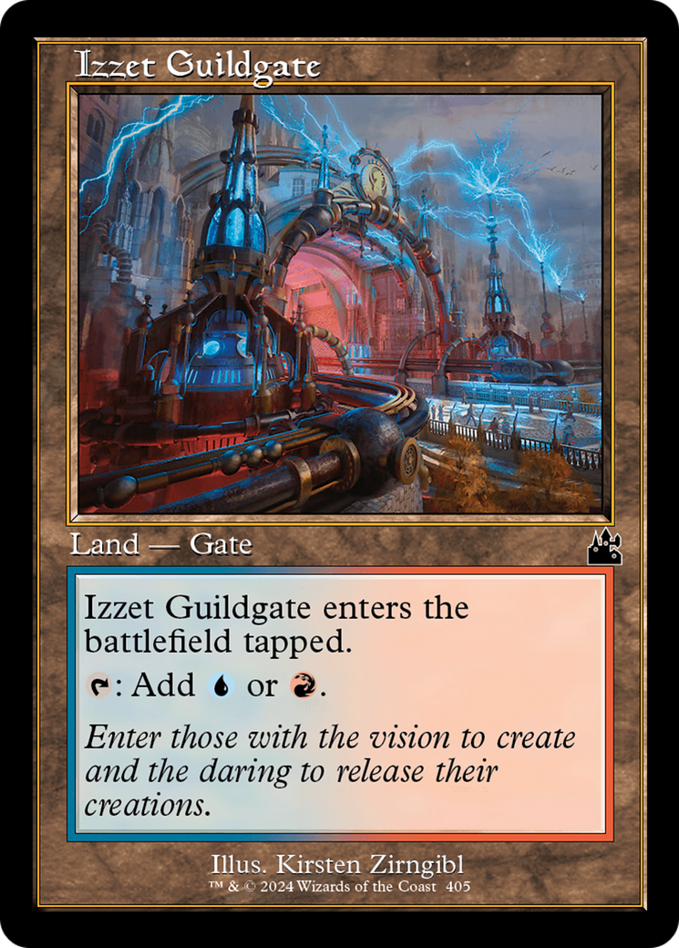 Izzet Guildgate (Retro Frame) [Ravnica Remastered] | Grognard Games