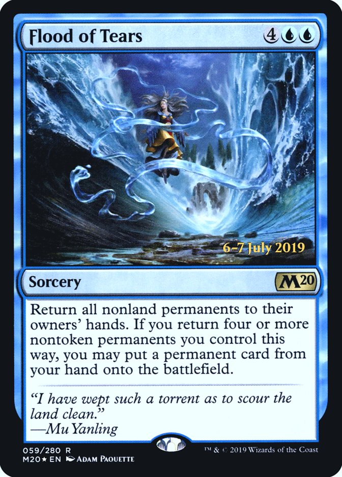 Flood of Tears  [Core Set 2020 Prerelease Promos] | Grognard Games