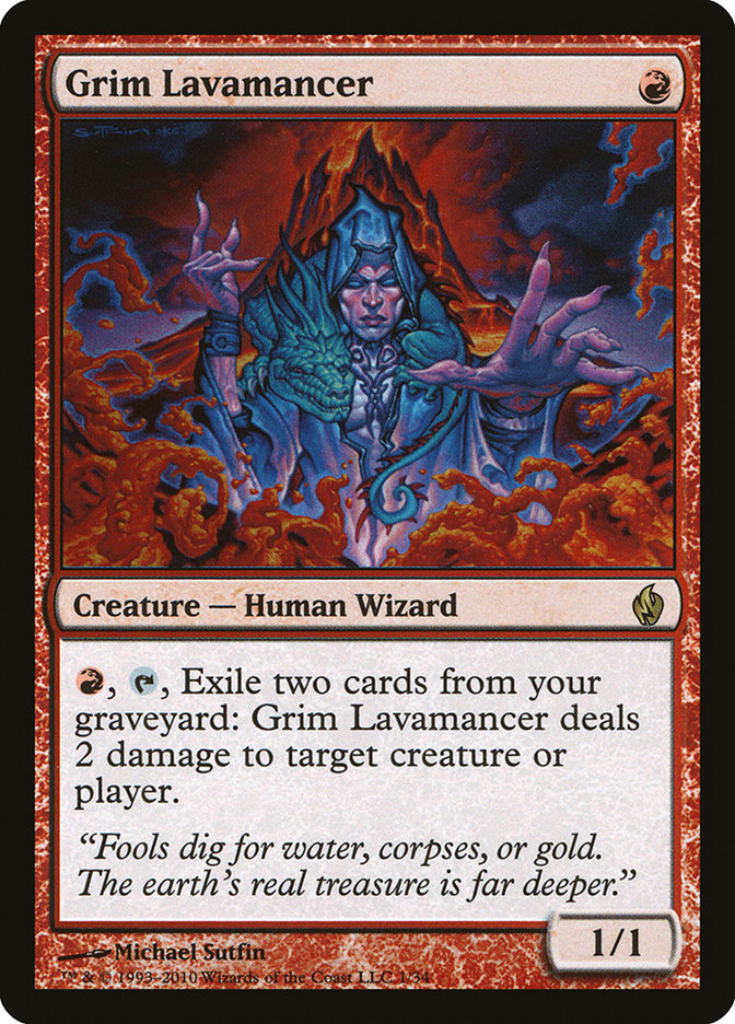 Grim Lavamancer [Premium Deck Series: Fire and Lightning] | Grognard Games