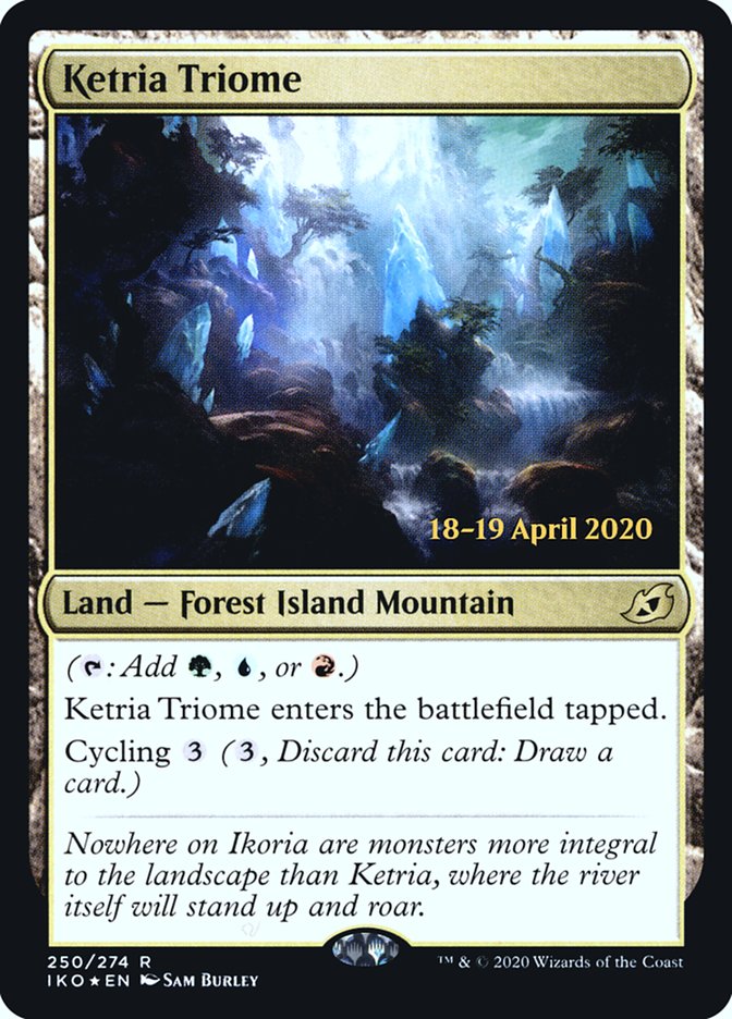 Ketria Triome  [Ikoria: Lair of Behemoths Prerelease Promos] | Grognard Games