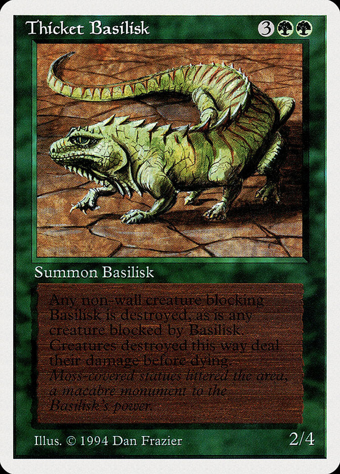 Thicket Basilisk [Summer Magic / Edgar] | Grognard Games