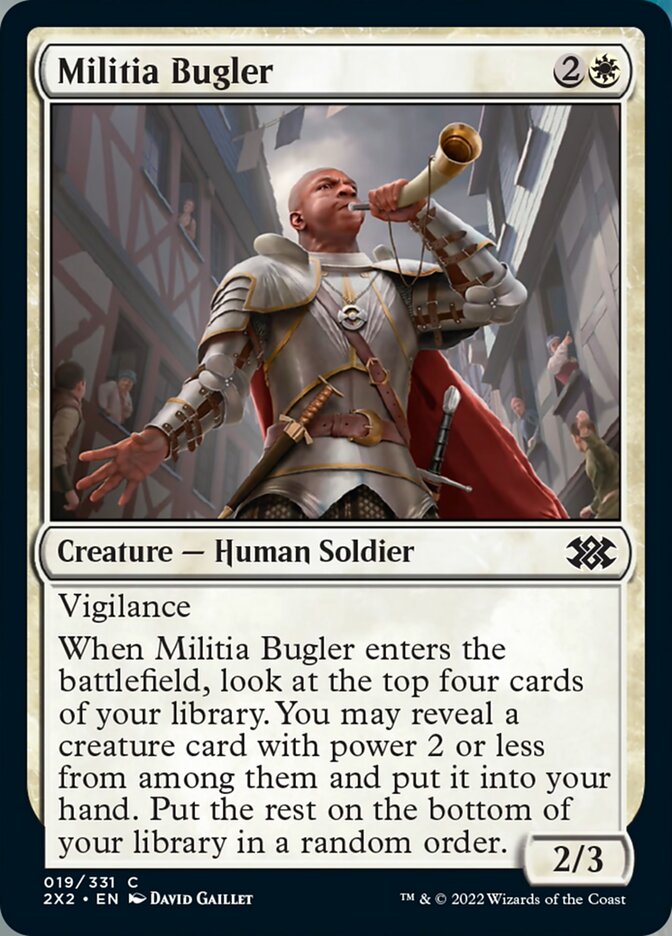 Militia Bugler [Double Masters 2022] | Grognard Games
