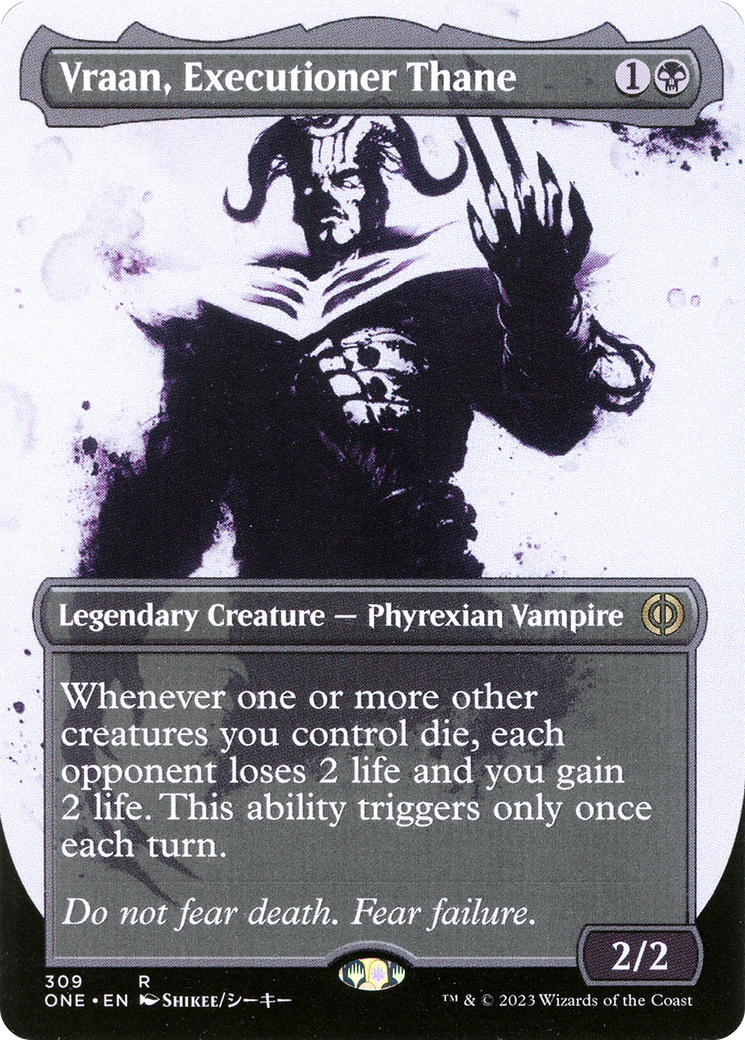 Vraan, Executioner Thane (Borderless Ichor) [Phyrexia: All Will Be One] | Grognard Games