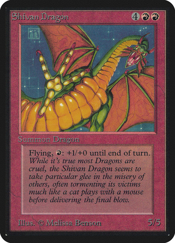 Shivan Dragon [Limited Edition Alpha] | Grognard Games