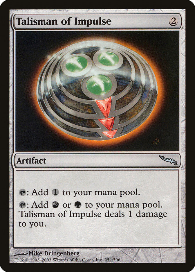 Talisman of Impulse [Mirrodin] | Grognard Games